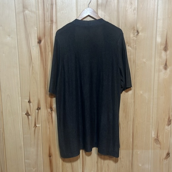 Eileen Fisher Grey Wool Blend Cardigan Size 2X - Picture 3 of 4